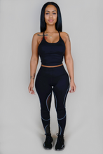 Load image into Gallery viewer, BLACK X LEGGINGS
