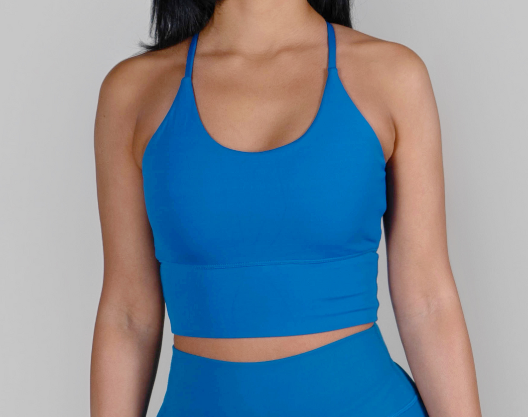 BLUE X SPORTS BRA TOP